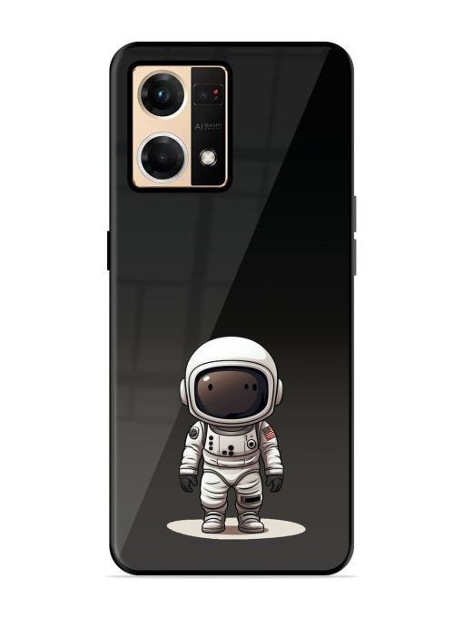 Neon Astronaut Glossy Soft Edge Case for Oppo Reno 7 (4G) Chachhi