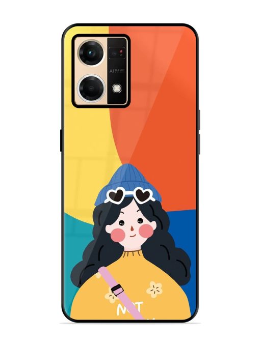 Colorful Vibes Glossy Soft Edge Case for Oppo Reno 7 (4G) Chachhi