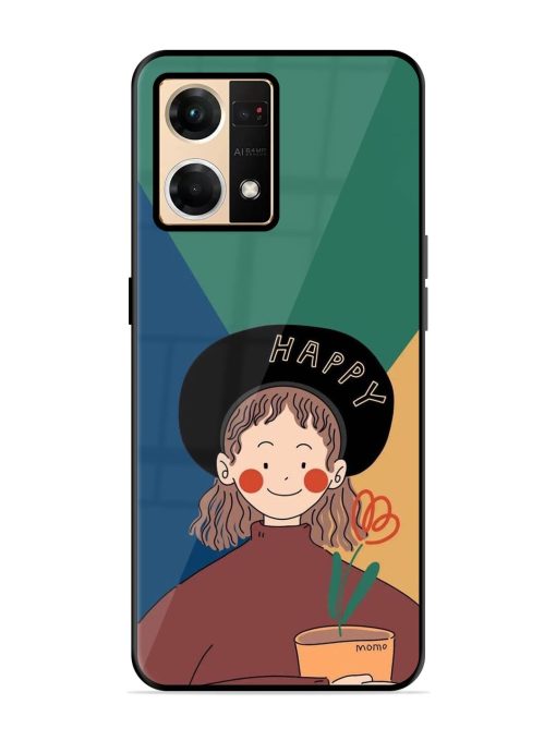 Happy Momo Glossy Soft Edge Case for Oppo Reno 7 (4G) Chachhi