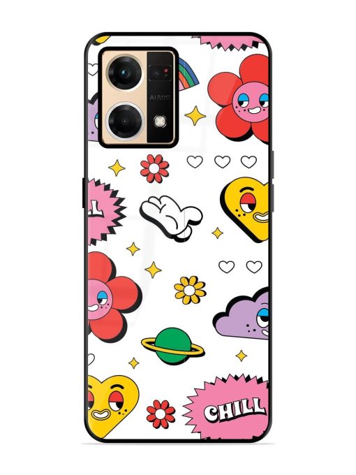 Whimsical Wonderland Glossy Soft Edge Case for Oppo Reno 7 (4G) Chachhi