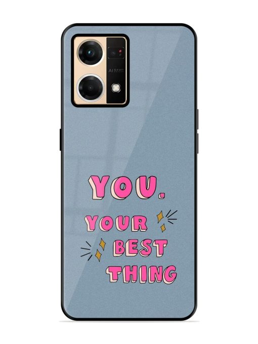 Self-Love Sparkles Glossy Soft Edge Case for Oppo Reno 7 (4G) Chachhi