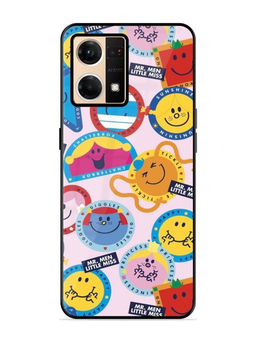 Whimsical Mr. Men & Little Miss Glossy Soft Edge Case for Oppo Reno 7 (4G) Chachhi