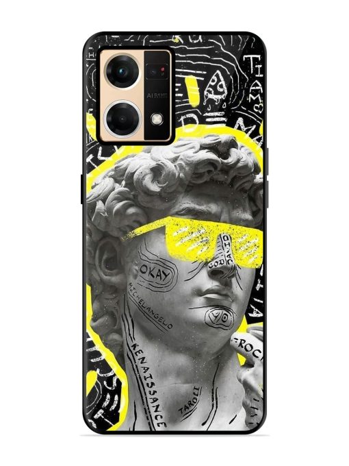 The Renaissance Rockstar Glossy Soft Edge Case for Oppo Reno 7 (4G) Chachhi