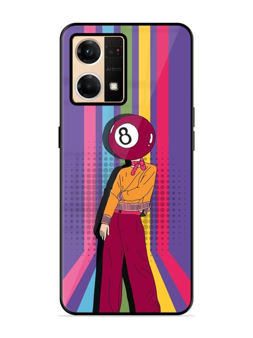 Eight Ball Fashionista Glossy Soft Edge Case for Oppo Reno 7 (4G) Chachhi