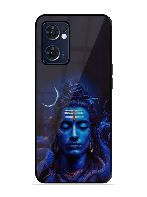 Mystic Mahadev Glossy Soft Edge Case for Oppo Reno 7 (5G) Chachhi