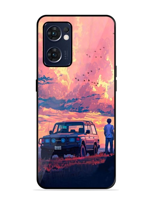 Solitude'S Horizon Glossy Soft Edge Case for Oppo Reno 7 (5G) Chachhi