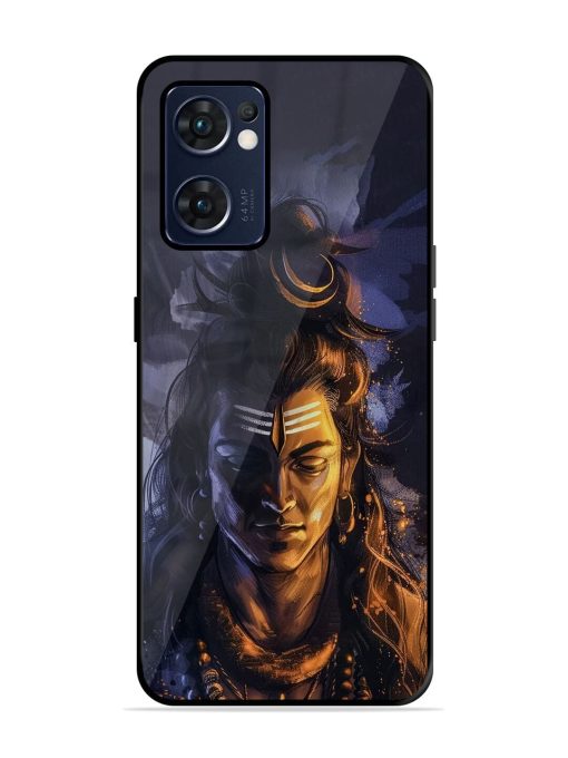 Lord Shiva Glossy Soft Edge Case for Oppo Reno 7 (5G) Chachhi