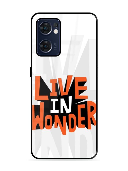 Wonder Burst Glossy Soft Edge Case for Oppo Reno 7 (5G)