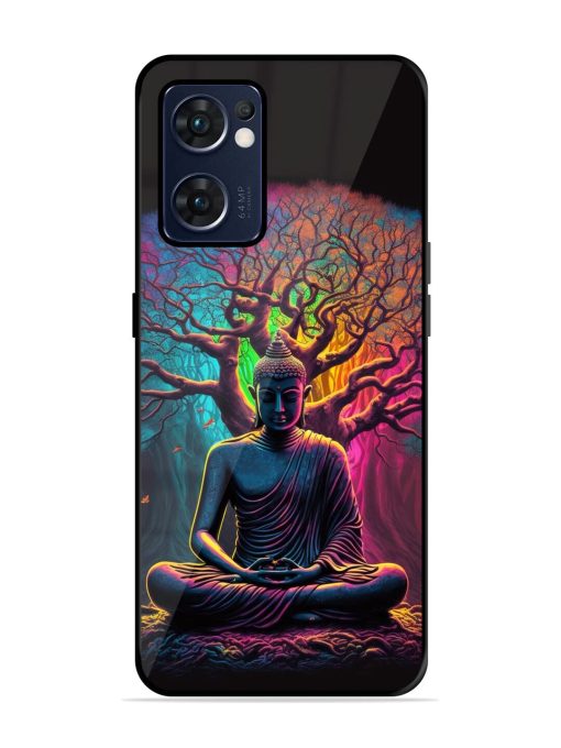 Enlightened Serenity Glossy Soft Edge Case for Oppo Reno 7 (5G) Chachhi