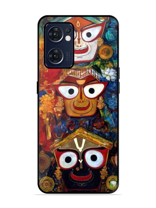 Lord Jagannath Glossy Soft Edge Case for Oppo Reno 7 (5G) Chachhi