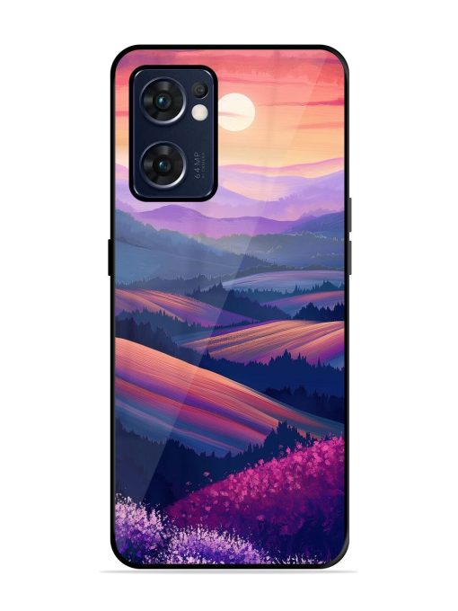 Twilight'S Embrace Glossy Soft Edge Case for Oppo Reno 7 (5G) Chachhi