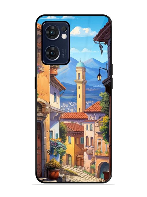 Tuscan Twilight Glossy Soft Edge Case for Oppo Reno 7 (5G) Chachhi