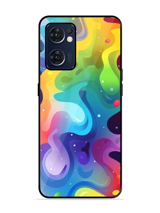 Rainbow River Glossy Soft Edge Case for Oppo Reno 7 (5G) Chachhi