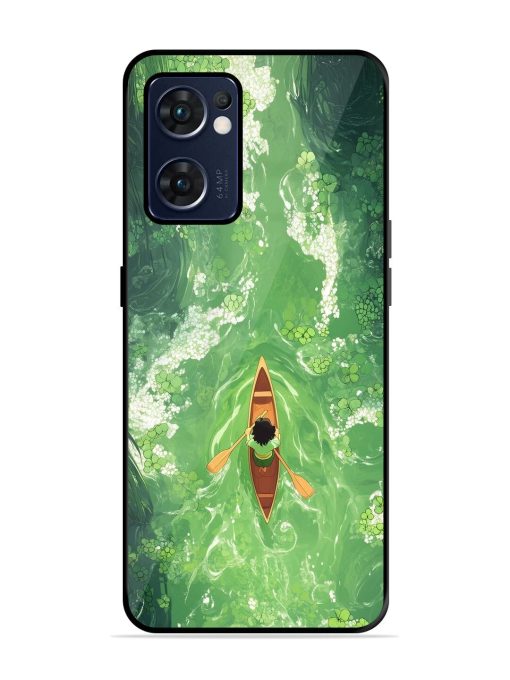 Solitude On The River Glossy Soft Edge Case for Oppo Reno 7 (5G)