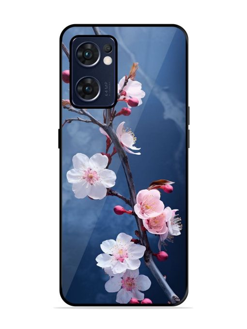 Delicate Blossoms Glossy Soft Edge Case for Oppo Reno 7 (5G) Chachhi