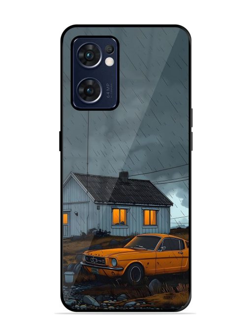 Rainy Day Retreat Glossy Soft Edge Case for Oppo Reno 7 (5G) Chachhi