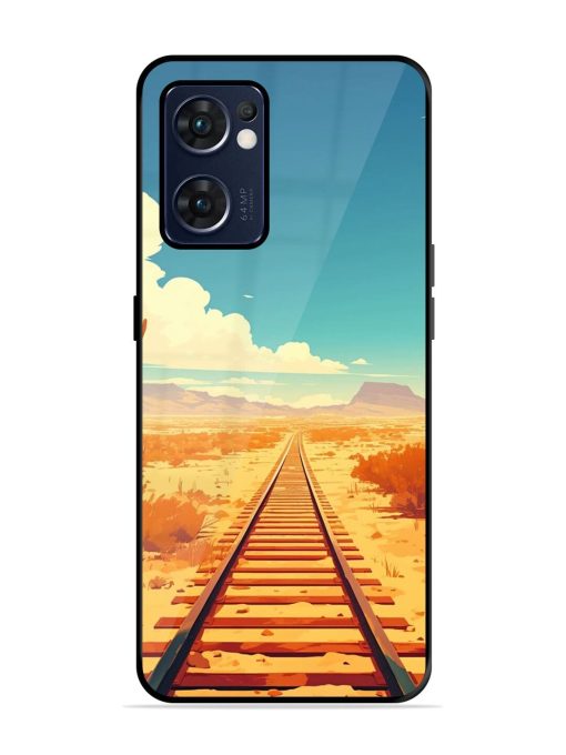 Endless Horizon Glossy Soft Edge Case for Oppo Reno 7 (5G) Chachhi