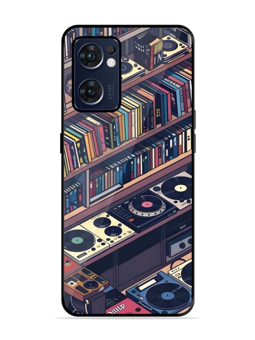 Music Lover'S Haven Glossy Soft Edge Case for Oppo Reno 7 (5G) Chachhi