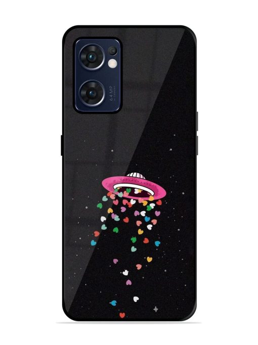 Love From Above Glossy Soft Edge Case for Oppo Reno 7 (5G) Chachhi