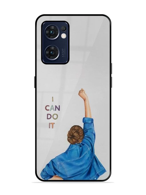 Can Do It Glossy Soft Edge Case for Oppo Reno 7 (5G) Chachhi