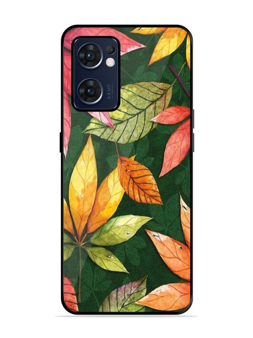 Autumn'S Embrace Glossy Soft Edge Case for Oppo Reno 7 (5G)