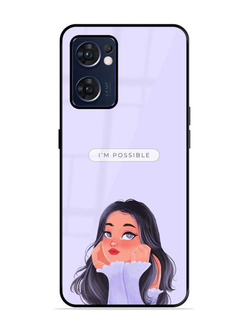 Im Possible Glossy Soft Edge Case for Oppo Reno 7 (5G) Chachhi