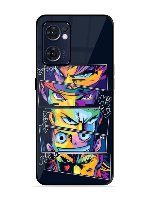 One Piece Powerhouse Glossy Soft Edge Case for Oppo Reno 7 (5G) Chachhi