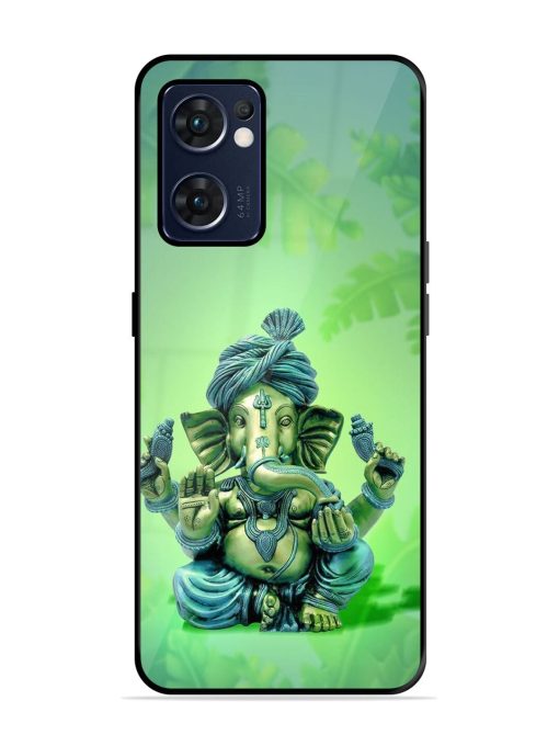 Ganesha, The Remover Of Obstacles Glossy Soft Edge Case for Oppo Reno 7 (5G) Chachhi