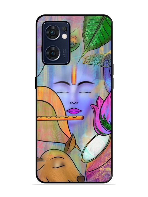 Divine Serenity Glossy Soft Edge Case for Oppo Reno 7 (5G) Chachhi