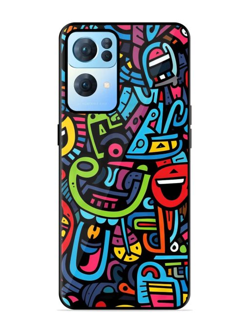 Doodlephoria Glossy Soft Edge Case for Oppo Reno 7 Pro (5G) Chachhi