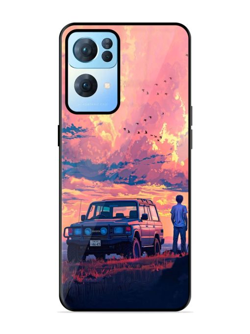 Solitude'S Horizon Glossy Soft Edge Case for Oppo Reno 7 Pro (5G) Chachhi