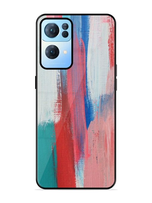 Colorful Chaos Glossy Soft Edge Case for Oppo Reno 7 Pro (5G) Chachhi