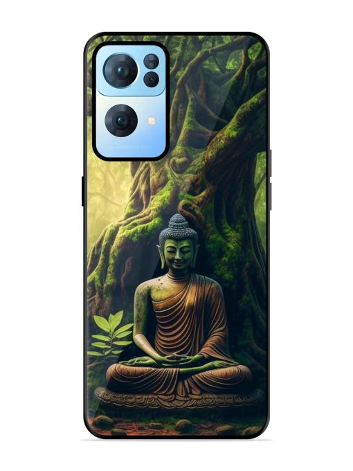 Green Buddha Art Glossy Soft Edge Case for Oppo Reno 7 Pro (5G) Chachhi