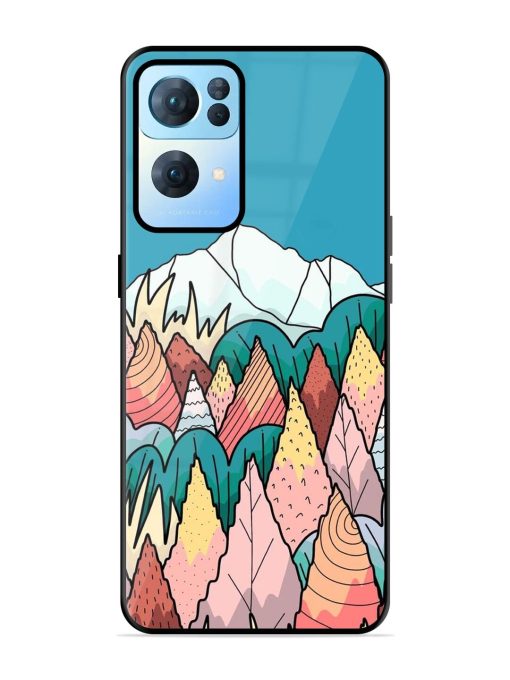 Mountain Dreamscape Glossy Soft Edge Case for Oppo Reno 7 Pro (5G) Chachhi