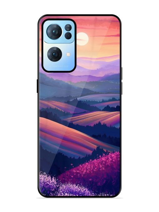 Twilight'S Embrace Glossy Soft Edge Case for Oppo Reno 7 Pro (5G) Chachhi