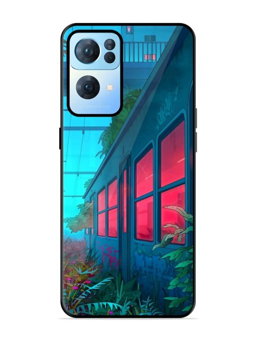 Urban Jungle Glossy Soft Edge Case for Oppo Reno 7 Pro (5G) Chachhi