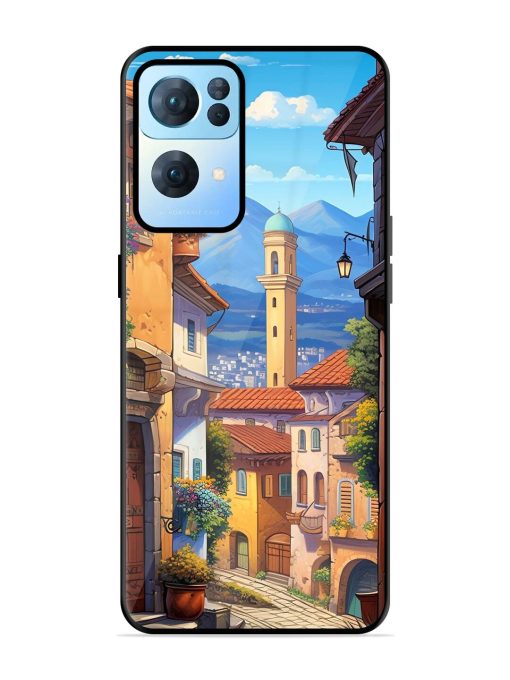 Tuscan Twilight Glossy Soft Edge Case for Oppo Reno 7 Pro (5G) Chachhi