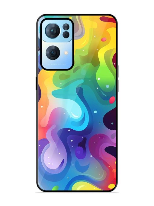 Rainbow River Glossy Soft Edge Case for Oppo Reno 7 Pro (5G) Chachhi