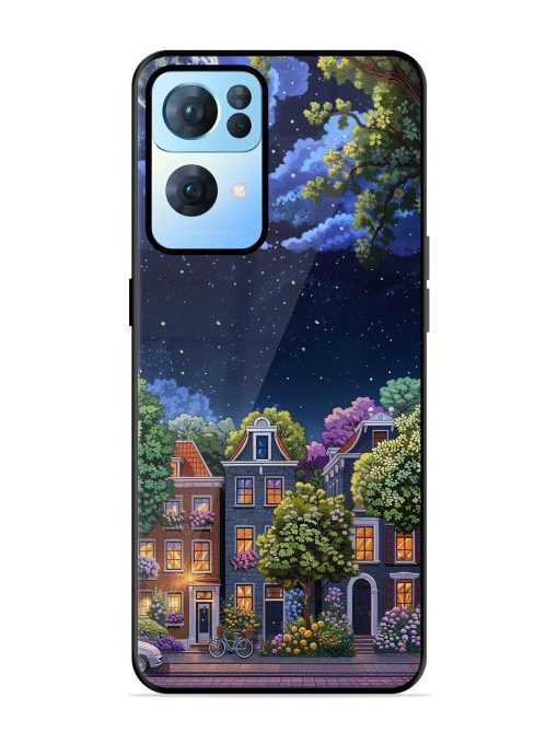 Moonlit Streets Glossy Soft Edge Case for Oppo Reno 7 Pro (5G) Chachhi