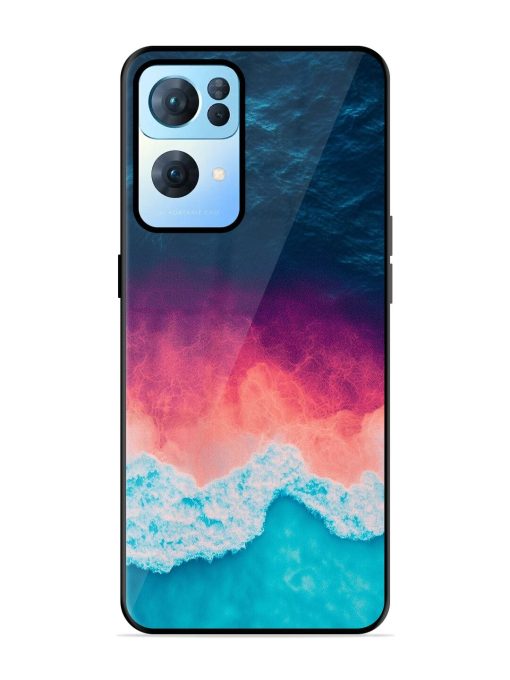 Where The Ocean Meets The Sky Glossy Soft Edge Case for Oppo Reno 7 Pro (5G) Chachhi