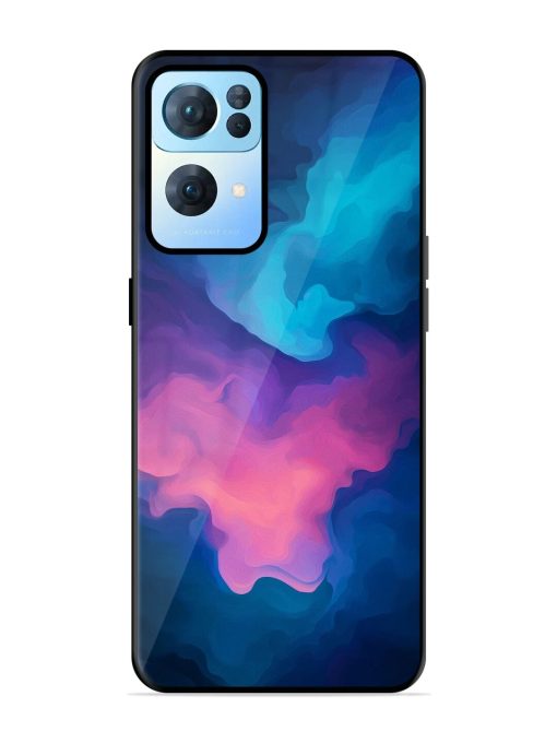 Cosmic Canvas Glossy Soft Edge Case for Oppo Reno 7 Pro (5G) Chachhi