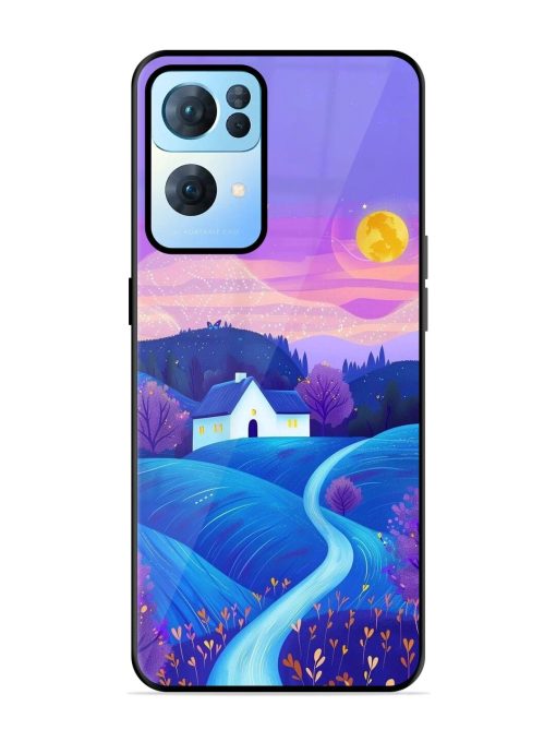 Moonlit Meadow Glossy Soft Edge Case for Oppo Reno 7 Pro (5G) Chachhi