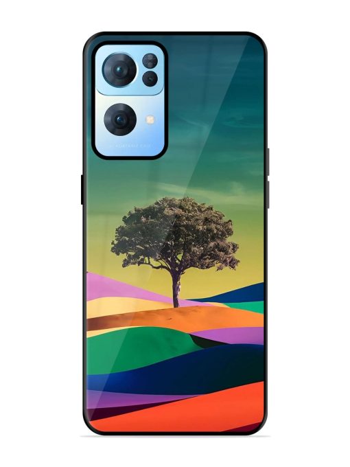 Rainbow'S Lone Sentinel Glossy Soft Edge Case for Oppo Reno 7 Pro (5G) Chachhi