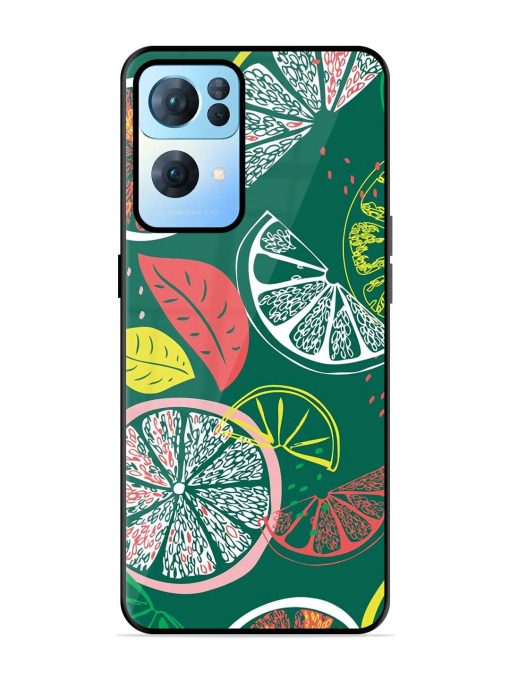 Citrus Symphony Glossy Soft Edge Case for Oppo Reno 7 Pro (5G) Chachhi