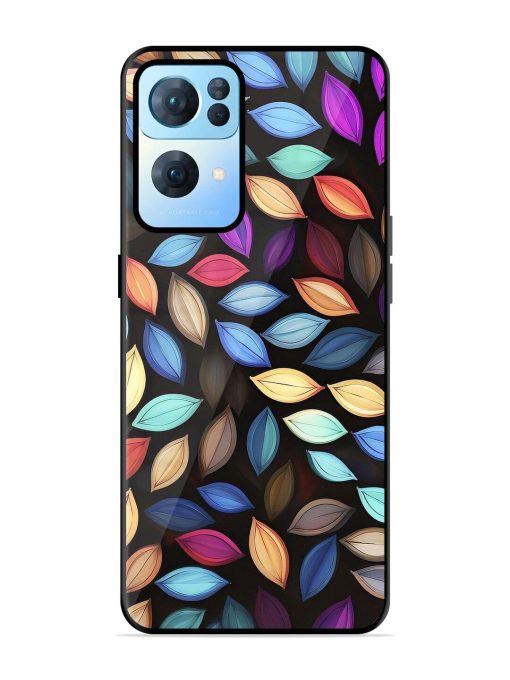 Colorful Kaleidoscope Glossy Soft Edge Case for Oppo Reno 7 Pro (5G) Chachhi