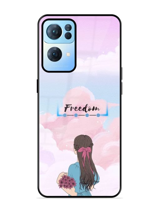 Skyward Dreams Glossy Soft Edge Case for Oppo Reno 7 Pro (5G) Chachhi