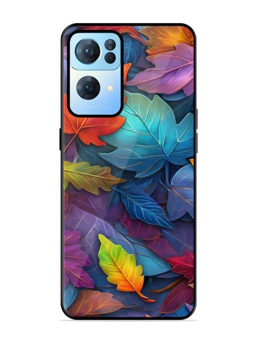 Autumn'S Embrace Glossy Soft Edge Case for Oppo Reno 7 Pro (5G) Chachhi