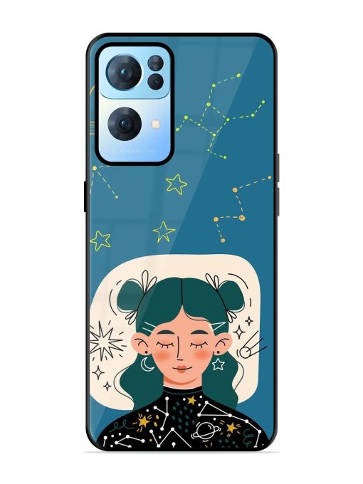 Cosmic Daydreamer Glossy Soft Edge Case for Oppo Reno 7 Pro (5G)