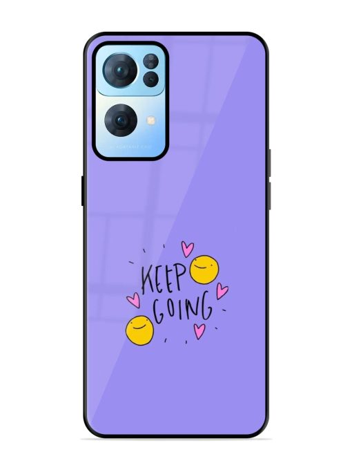 Smiling Through It All Glossy Soft Edge Case for Oppo Reno 7 Pro (5G) Chachhi