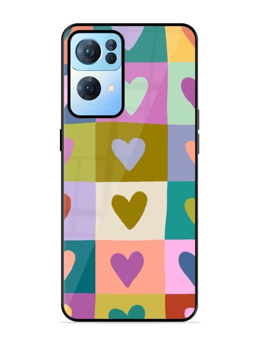 Box Of Hearts Glossy Soft Edge Case for Oppo Reno 7 Pro (5G) Chachhi